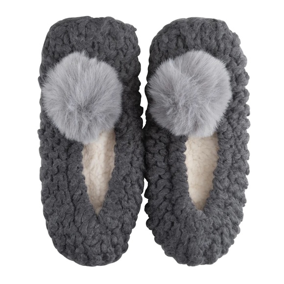 Pom Pom Ballerina Slippers - Picture 1 of 6